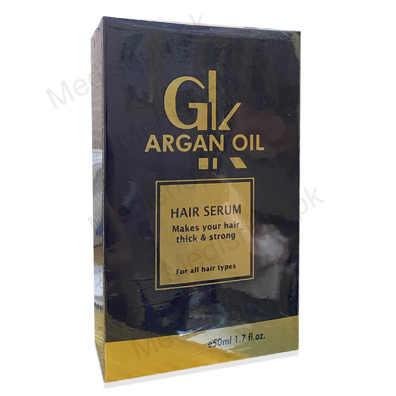 Gk argon oil hair serum care thick and strong hair 50ml rafaq