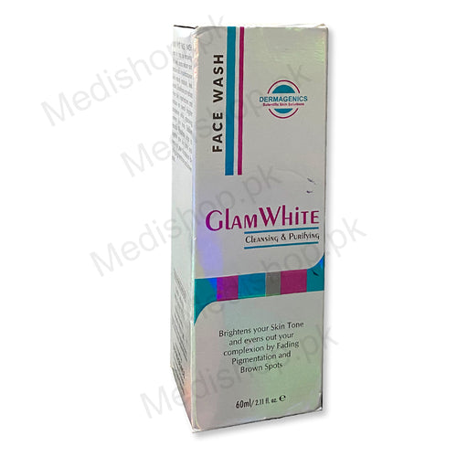 GlamWhite cleansing & purifying face wash brightening pigmentation skin care Montis