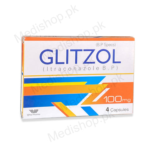 Glitzol Capsules 100mg  itraconaole B.P Wiz Pharma