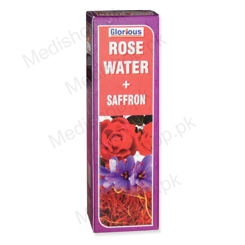 Glorious Rose Water+Saffron skin care Glorious natural
