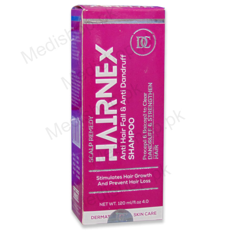    Hairnex anti hair fall dandruff shampoo hair loss hair care Derm Care 120ml