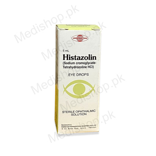   Histzolin Eye drops 5ml sodium cromoglycate tetragydrozoline HCL Remington Pharma