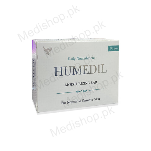 Humedil moisturizing bar soap 90gm skincare Halcon pharma