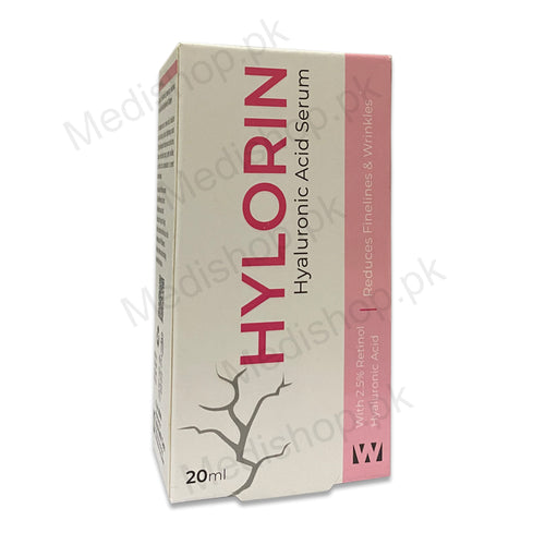 Hylorin hyaluronic acid serum skincare wrinkles 20ml wisdom therapeutics