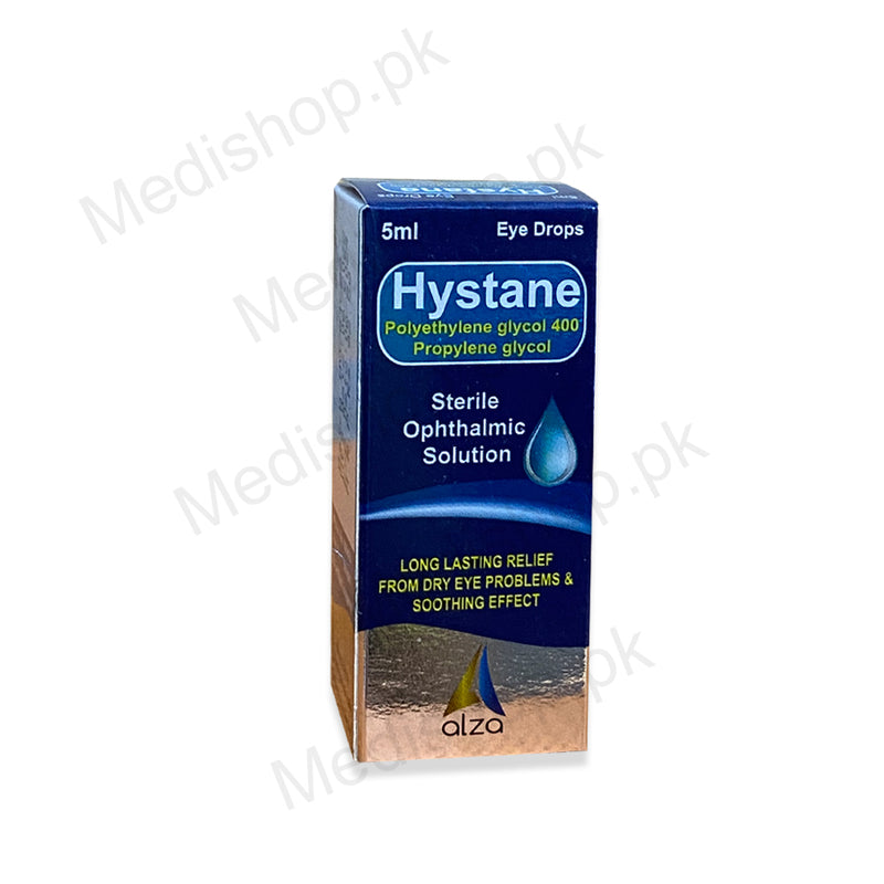 Hystane eye drops 5ml polyethylene glycol 400 propylene glycol alza pharma
