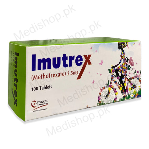 Imutrex methorexate 2.5mg tablets crystolite phamra