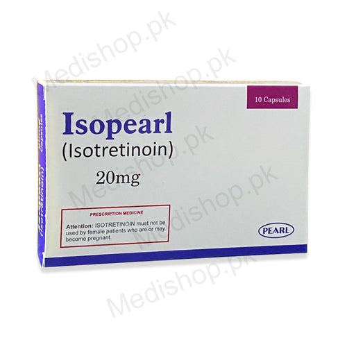       Isopearl capsules isotretinoin 20mg pearl pharma acnecare treatment