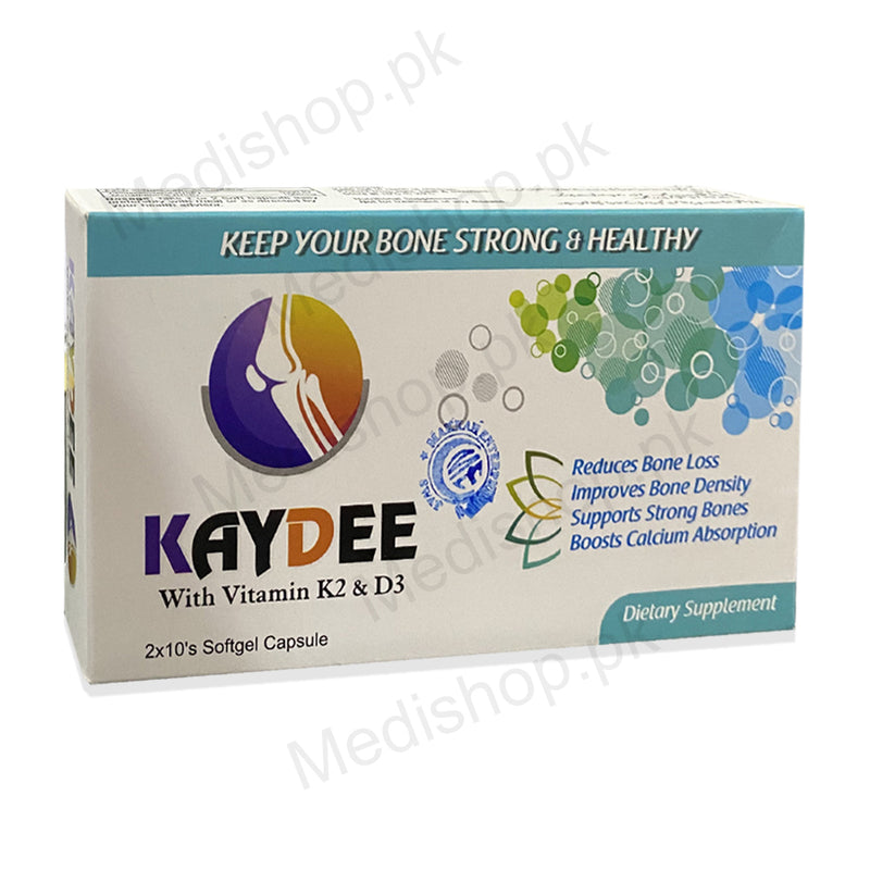 Kaydee vitamin k2 d3 softgel capsule supplements
