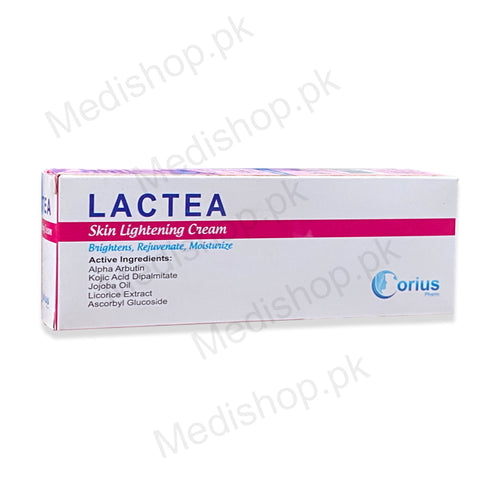       Lactea skin lightening cream moisturize rejuvenate corius pharma