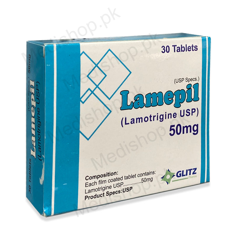 Lamepil Tablets Lamotrigine 50mg glitz pharma
