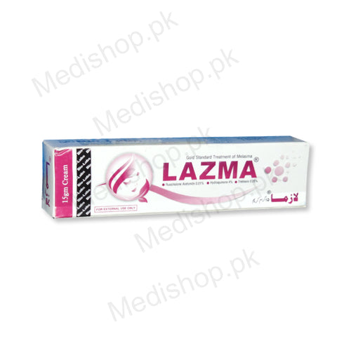 Lazma cream 15gram Fluocinolone acetonide hydroquinone tretinoin anti melasma skin treatment skin care Bio-Labs