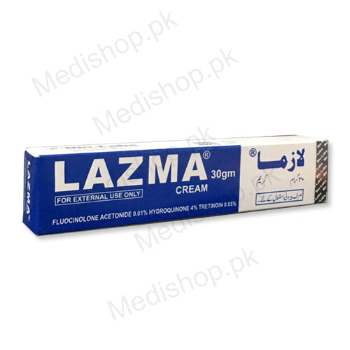 Lazma cream 30gram Fluocinolone acetonide hydroquinone tretinoin anti melasma skin treatment skin care Bio-Labs
