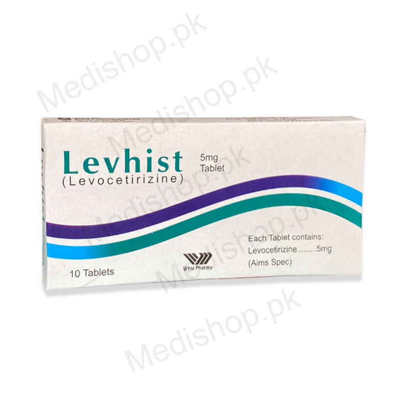 Levhist Tablets 5mg levocetirizine whiz pharma
