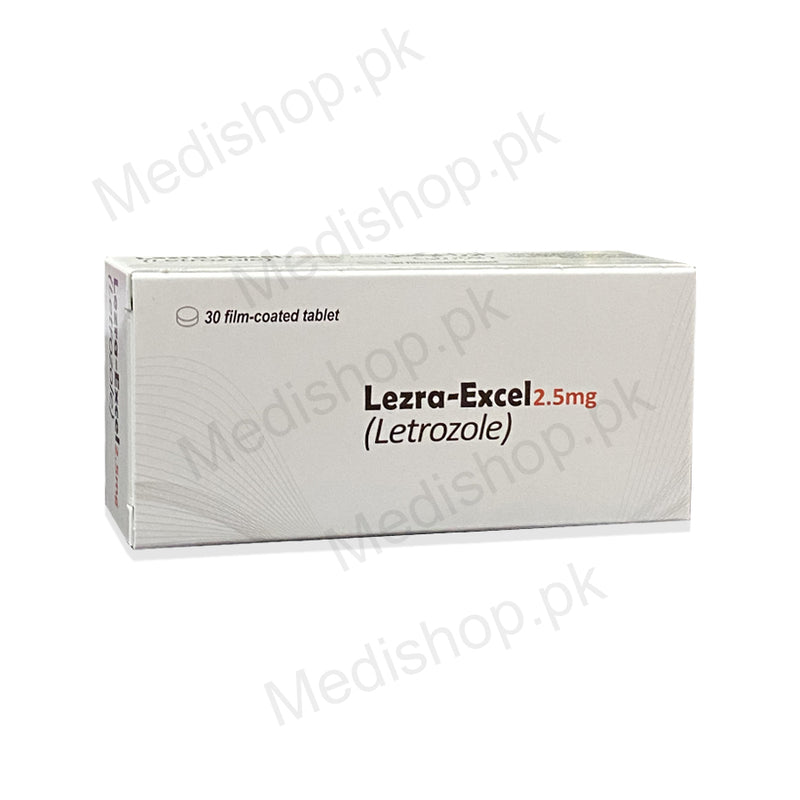    Lezra Excel 2.5mg Letrozole excel healthcare
