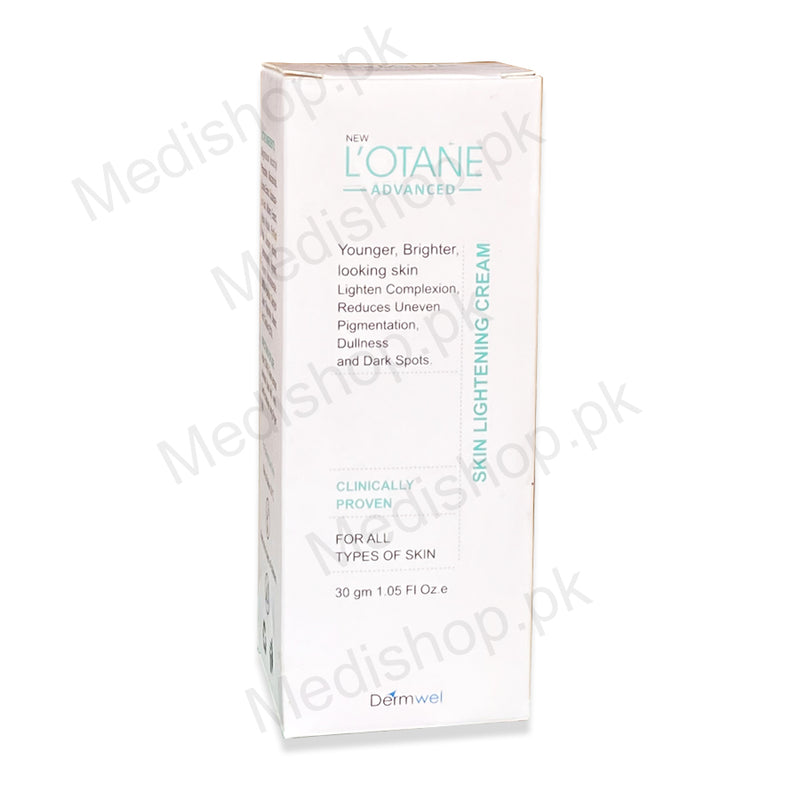 Lotane Advanced Skin Lightening Cream 30gm whitening Dermwel