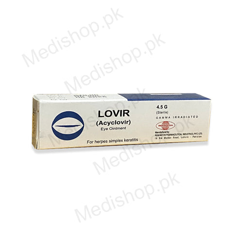     Lovir acyclovir eye ointment 4.5g remington pharma