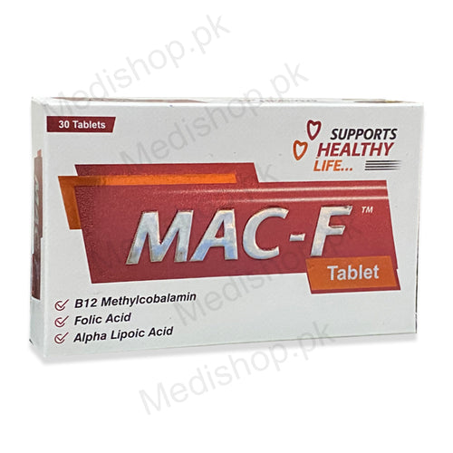 Mac-F tablets support health life Pasture and Fleming Pharma