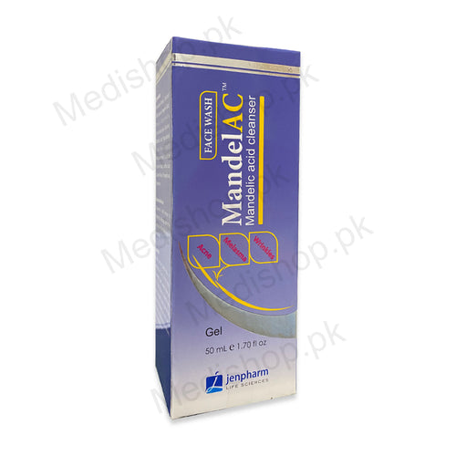 Mandelac Face Wash 50ml acid cleanser gel-50ml skincare jenpharm