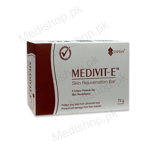    Medivit-e skin rejuvenation bar soap care treatment safrin skincare