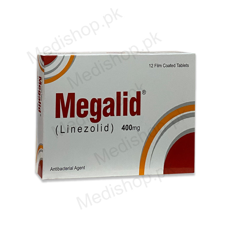    Megalid linezolid 400mg antibacterial mega pharmaceuticals