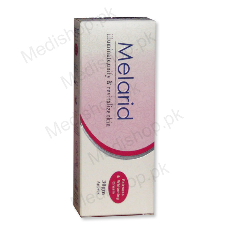 Melarid Fairness and Whitening Cream 30Gram illuminate,unify revitalize skin scars rafaq