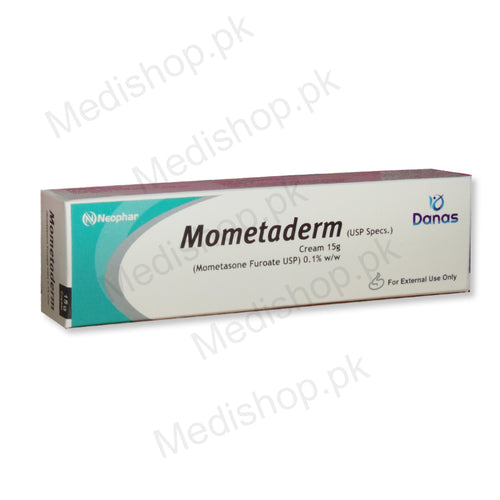 Mometaderm cream 15g mometasone furoate USP 0.01% Dans pharma