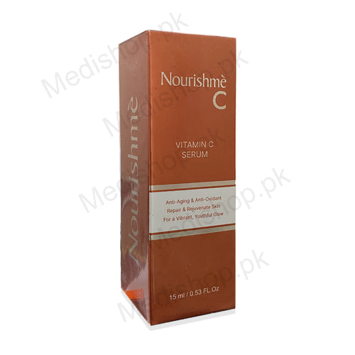 Nourishme C Vitamin C Serum 15ml anti aging wrinkles skincare Safrin skin care