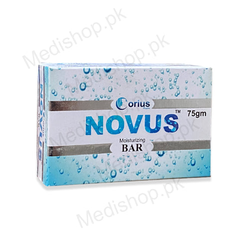 Novus Moisturizing Bar 75gm corius pharma
