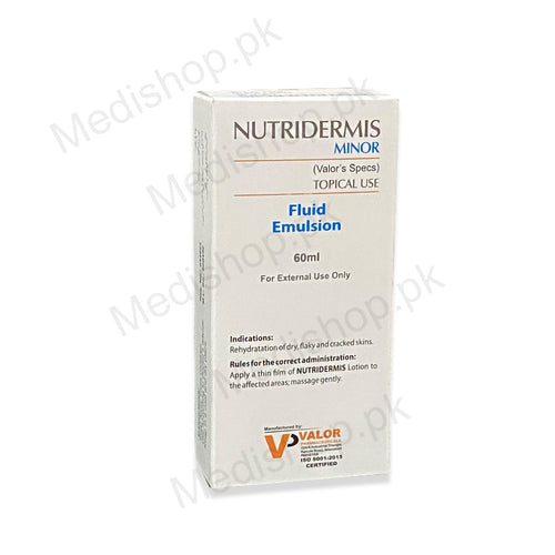 Nutridermis minor  Lotion fliud emulsion 60ml valor pharma