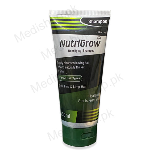 NutriGrow Densifying Shampoo 150ml hair care cleansing Crystolite pharma