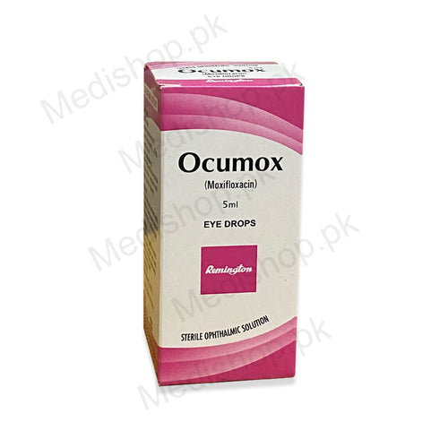 Ocumox Eye Drops 5ml Moxifloxacin Remington pharma