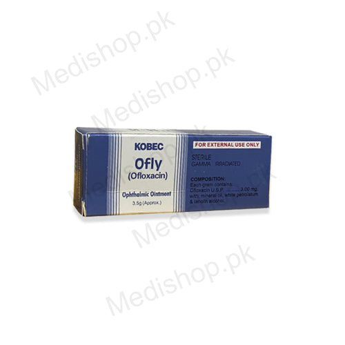     Ofly ofloxacin 3.5g eye ointment pharma Kobec pharma