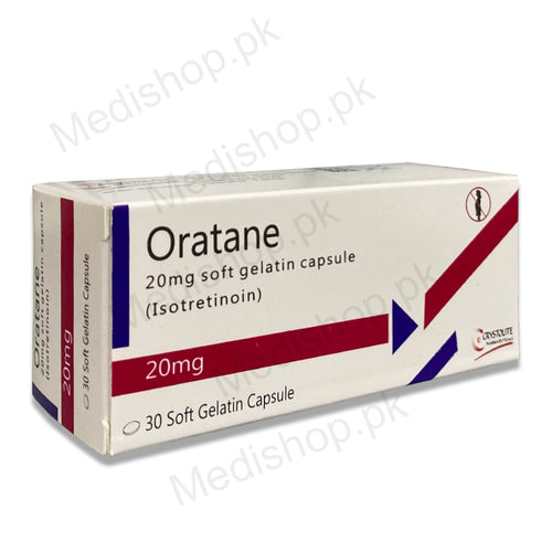 Oratane soft gelatin capsules 20mg isotretinoin crystolite acne care