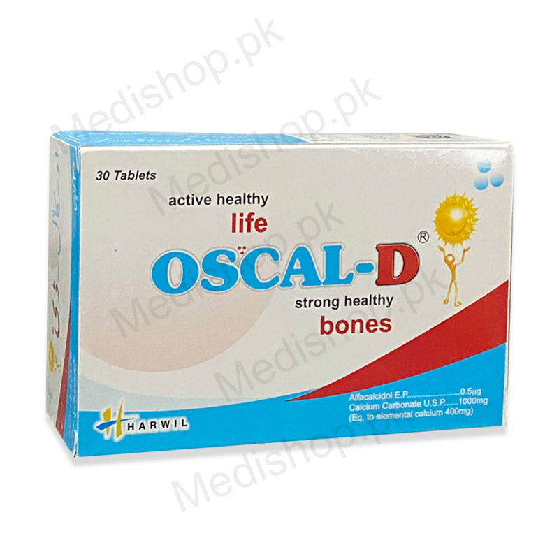 Oscal-D Strong healthy bones calcium Carbonates tablets Aries Pharma