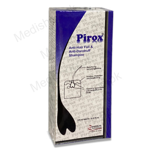 Pirox Anti hair fall dandruff shampoo haircare Crystolite pharma