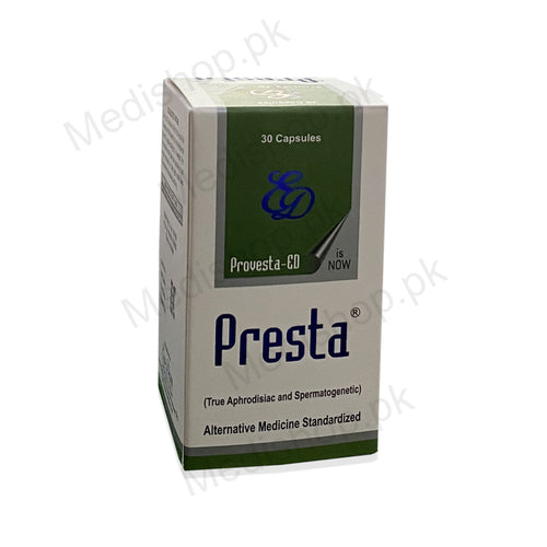    Presta Provesta ED capsules sexual wellness aphrodisiac spermatogenetic men booster eva derma