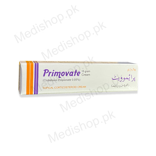Primovate cream 15gram clobetasol propionate pearl pharmaceuticals skin care treatment