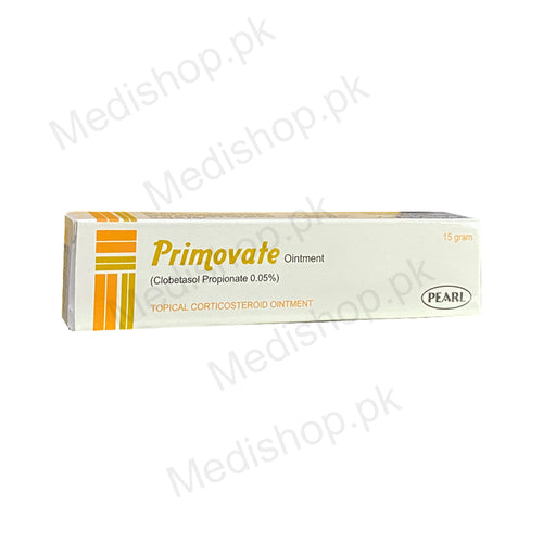    Primovate ointment clobetasol propionate pearl pharma skin care treatment