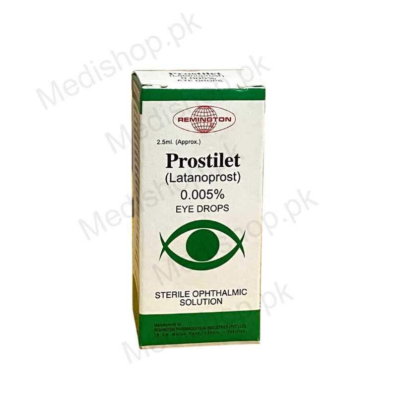 Prostilet latanoprost 0.005% eye drops 2.5ml remington pharma