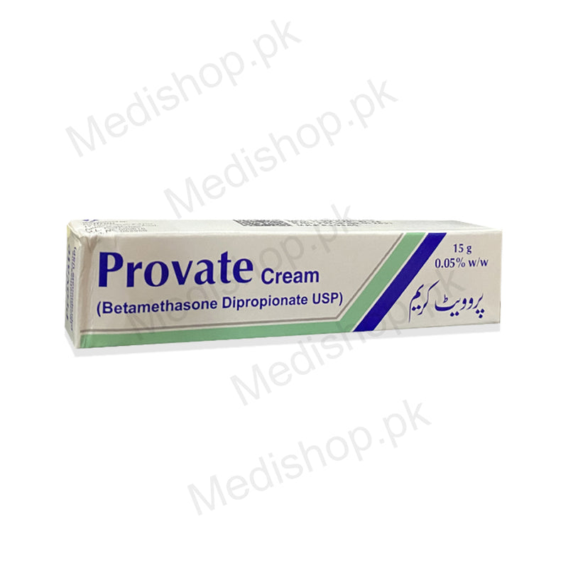 Provate Cream 0.05%  betamethasone dipropionate saffron pharma 15g