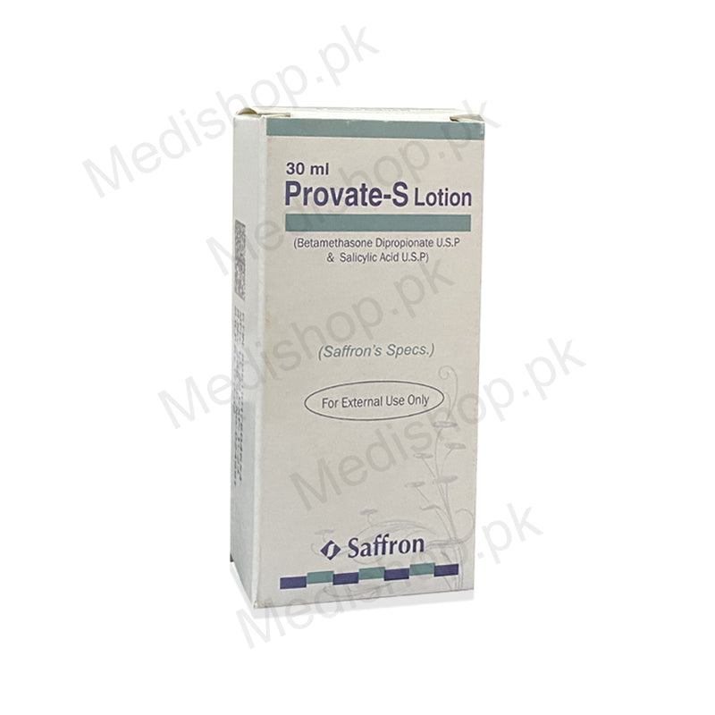Provate-s lotion 30ml betamethasone dipropionate salicylic acid saffron pharma skin care