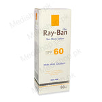 Ray-ban forte sunblock lotion SPF60 skincare wisdom therapeutics 60ml