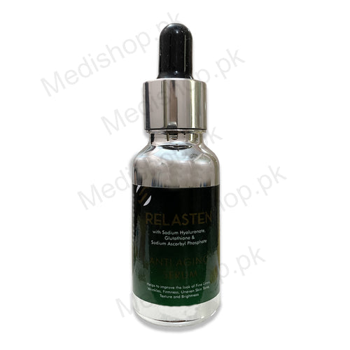 Relasten anti aging serum 20ml wrinkle skin care syntax pharma