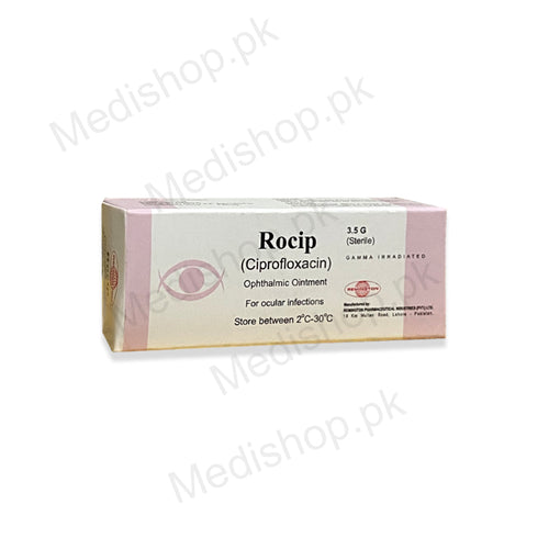 Rocip Ciprofloxacin eye ointment 3.5g Remington Pharma