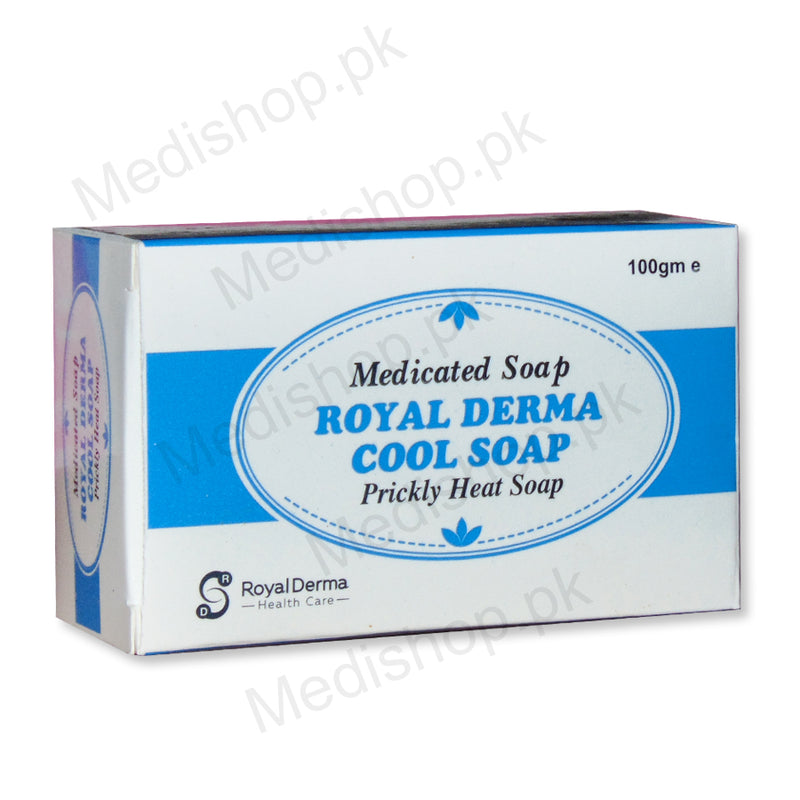    Royal derma cool soap prickly heat 100gm Royal Derma health care skin care