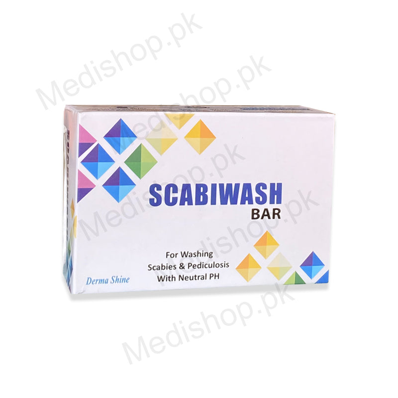 Scabiwash Bar 75gm  Skincare treatment Derma Shine