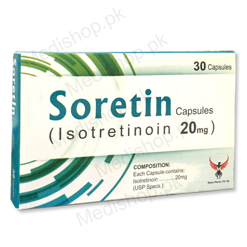 Serotin 20mg capsules isotretinoin acne care acne treatment skin care halcon pharma