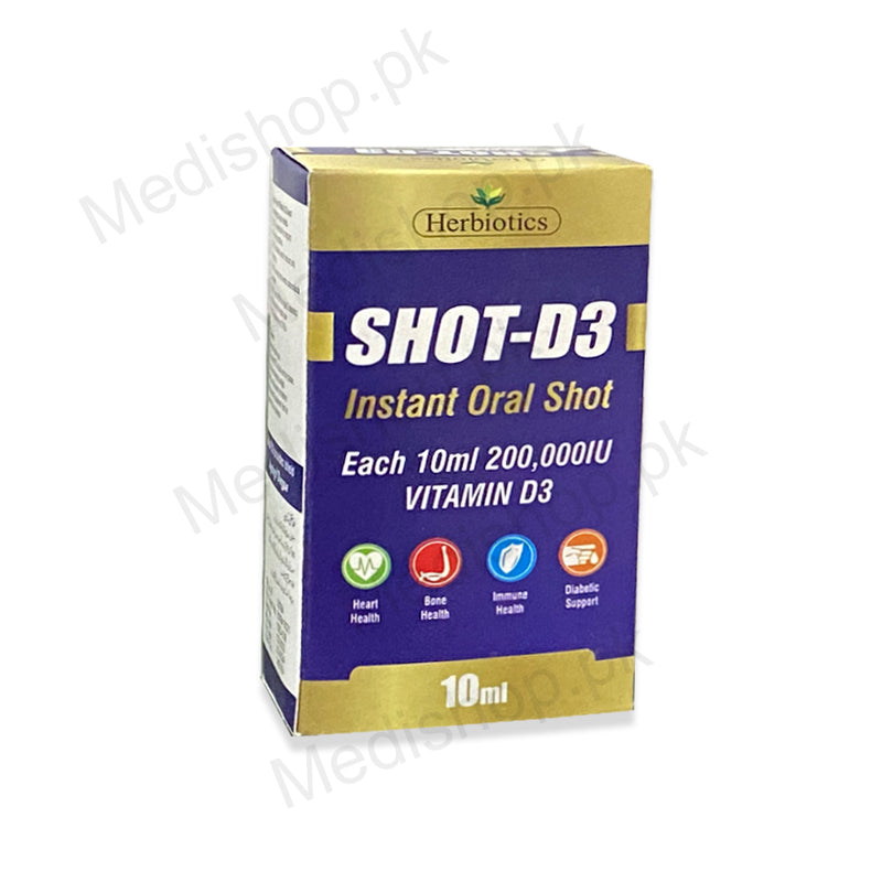 Shot-D3 oral vitamin 10ml herbiotics