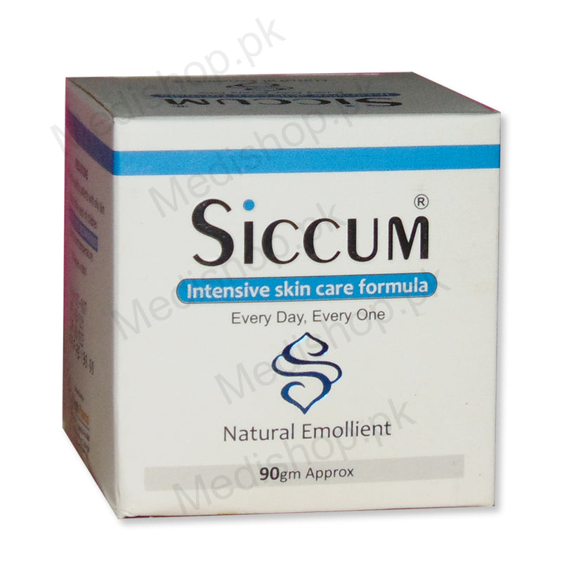 Siccum Natural Emollient intensive skin care formula S.Smath pharma