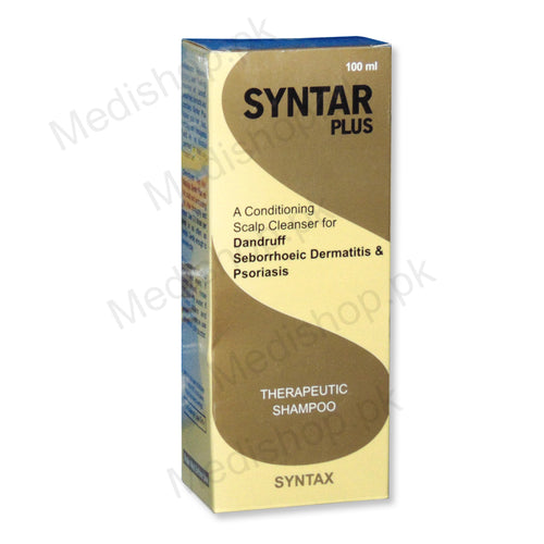 Syntar plus therapeutic shampoo syntax antidandruff scalp cleanser 100ml